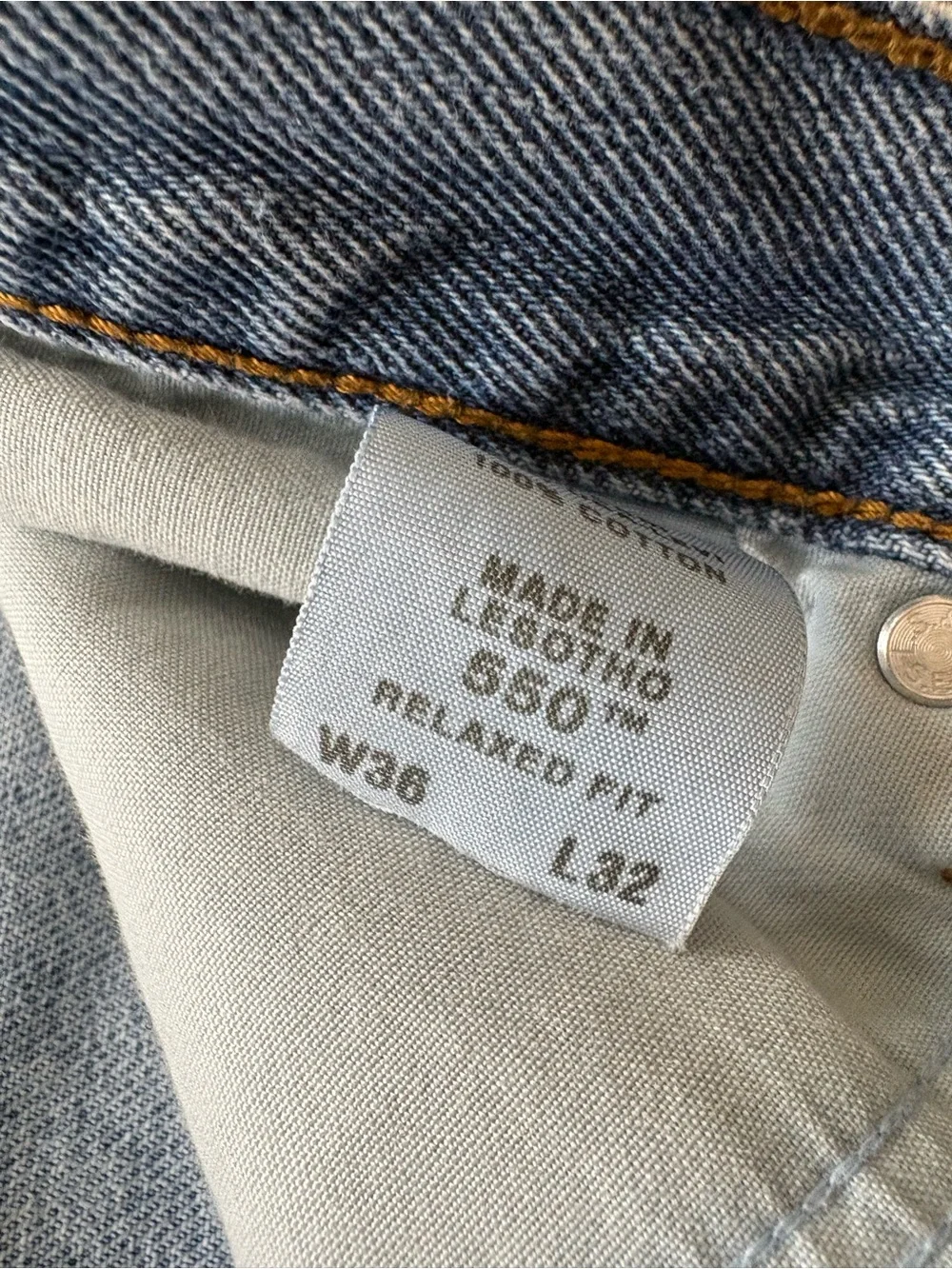 Levi's 550 Relaxed Fit Jeans Men’s Size 36x32